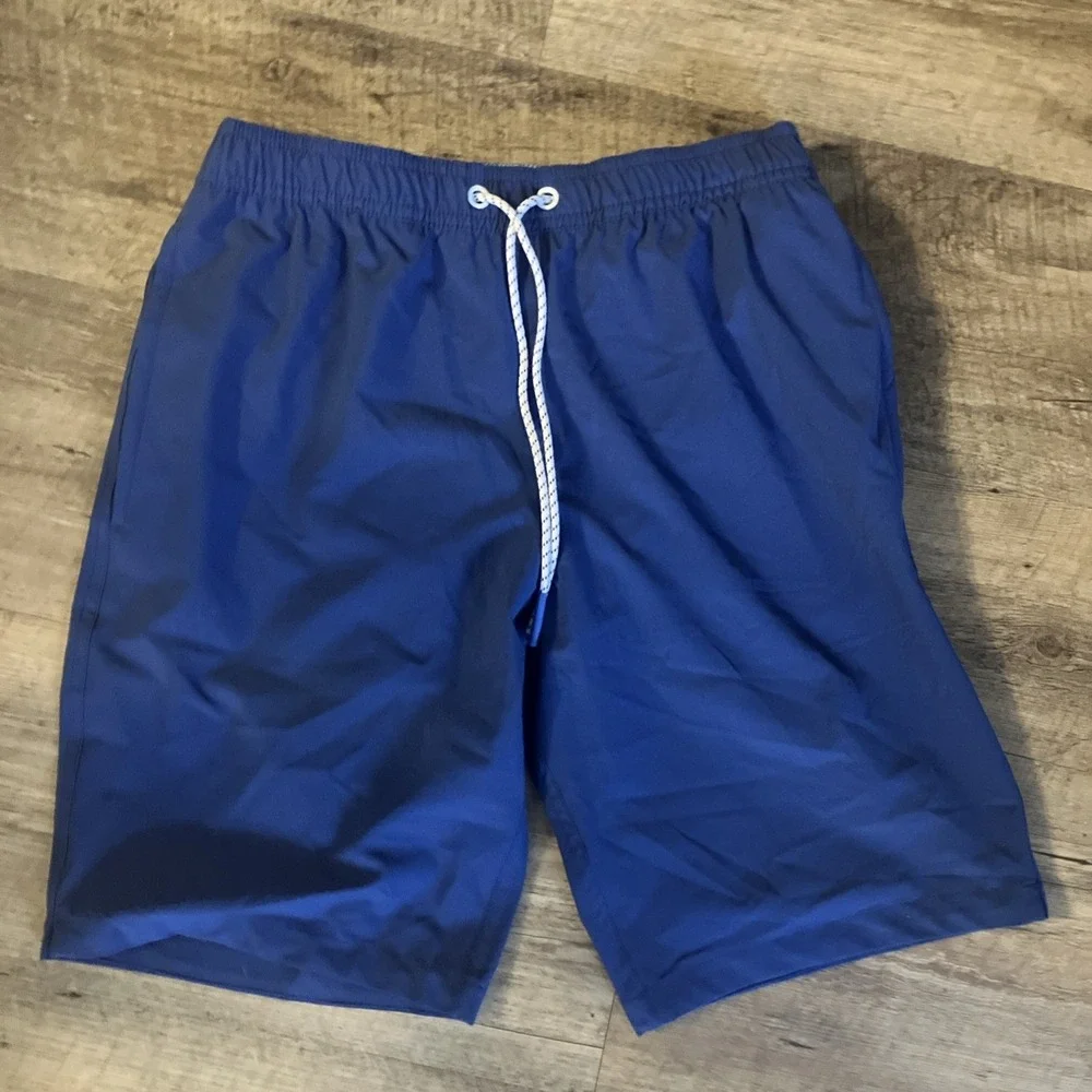BONOBOS Swim Short Trunks Blue navy Men XS‎ Lined Bathing Suit 9 Inch Inseam